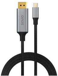 Savio Kabelis SAVIO USB-C - DisplayPort