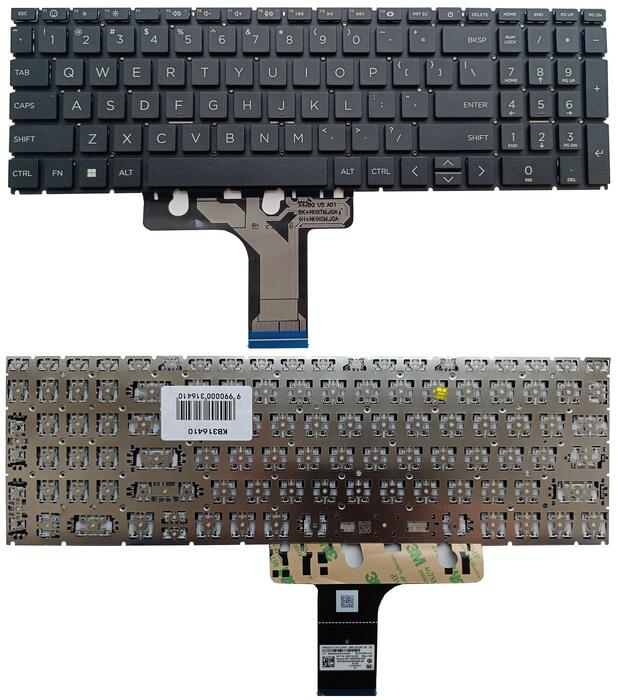 HP Tastatūra HP 15-FC, 15-FD, ASV
