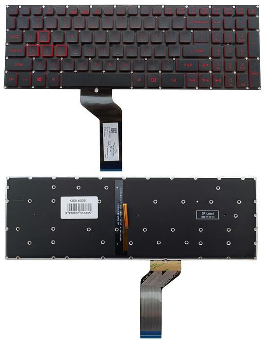 ACER Tastatūra ACER: Nitro AN515-51, AN515-52