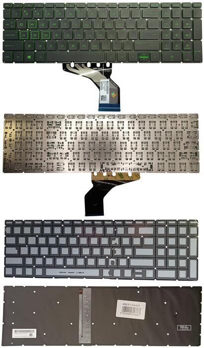 HP Tastatūra HP Pavilion 15-DK0031NA, ar