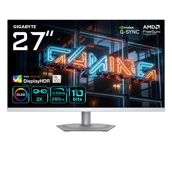 GIGABYTE Monitors|GIGABYTE|27"|2560 x 1440 pikseļi|Quad