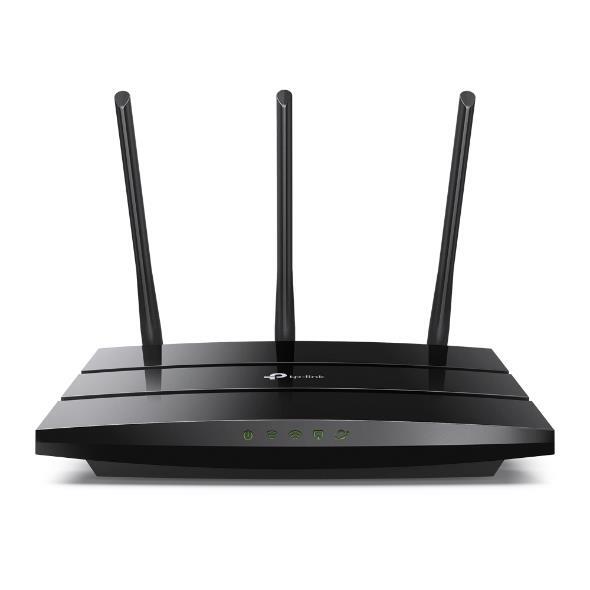 TP-LINK Bezvadu maršrutētājs|TP-LINK|Router|1900 Mbps|1 WAN|4x10/100/1000M|3 antenu