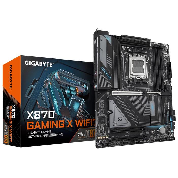 GIGABYTE Pamatplate|GIGABYTE|AMD X870|SAM5|ATX|Atmiņas DDR5|Atmiņas ligzdas 4|2xPCI-Express