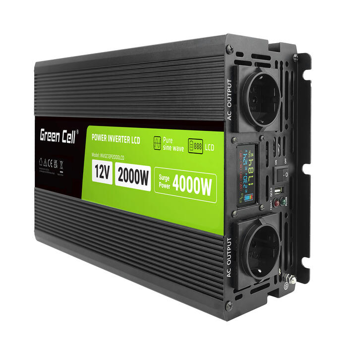Green Cell Green Cell PowerInverter LCD