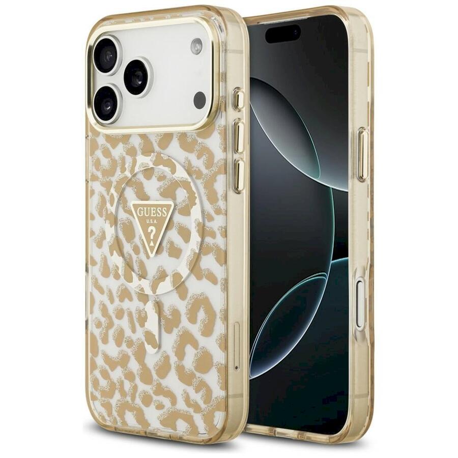 GUESS Guess IML Leopard Glitter Triangle