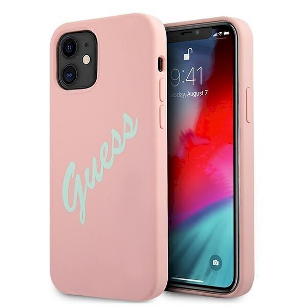 GUESS Guess GUHCP12SLSVSPG Silicone Vintage Hardcase